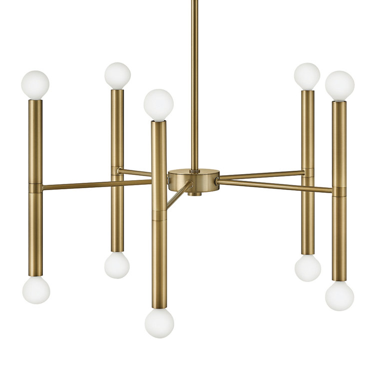 Jamir 10 - Light Dimmable Sputnik Modern Linear Chandelier