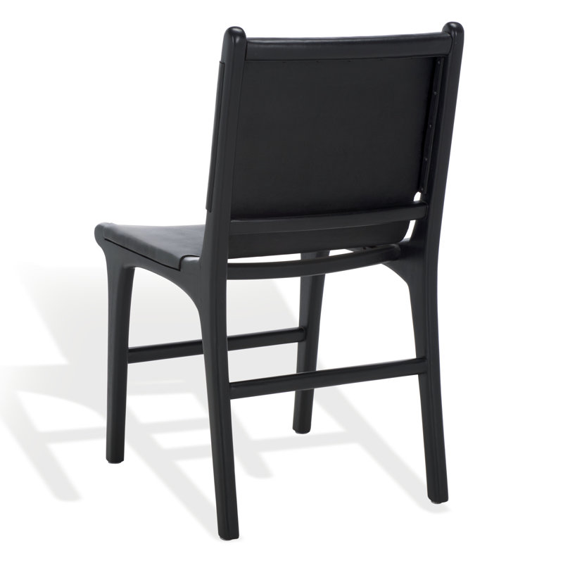 Cassaphina Leather Dining Chair, Black