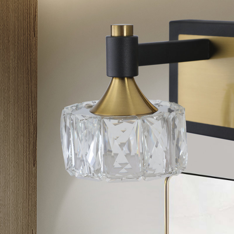 LED Light Modern Crystal Bathroom Vanity Light, 4
