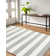 Rinker Hand-Knotted Cotton Gray/Off White Area Rug
