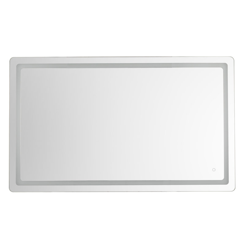 Seneca Rectangle Lighted Wall Mirror, 36"H x 60"W x 1.75"D