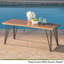 Industrial Coffee Table With Accent Table, Patio Table