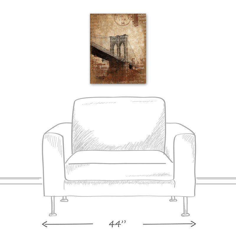 " Brooklyn Bridge Distressed "