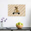 Cool Cheetah Scooter Modern Playful Whimsical Animal Wall Art Print by Mathieu - Wrapped Canvas Print-460537021