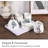 White Bathroom Accessories Set