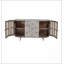 Console 57 po x 16 po x 33 po avec portes cannes, support stable, conception multifonctionnelle
