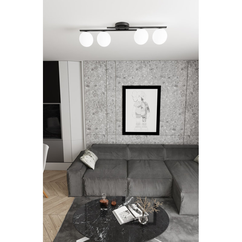 KAIRO BL OPAL, 4, White, 19cm H x 87cm W x 29cm D