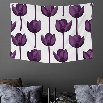 Tulips Wall Tapestry -  Floral Wall Decor