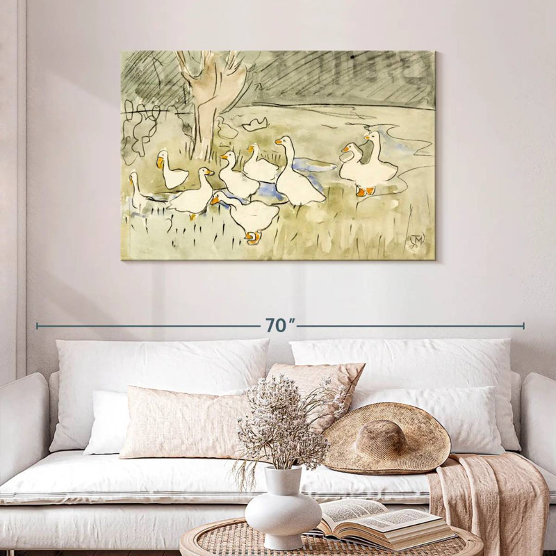 Classic Ducks, 30" H x 45" W
