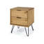 Estaugh 2 Drawer Bedside Table, Industrial Design