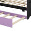 Compact Daybed with  Trundle, Desk and Handy USB