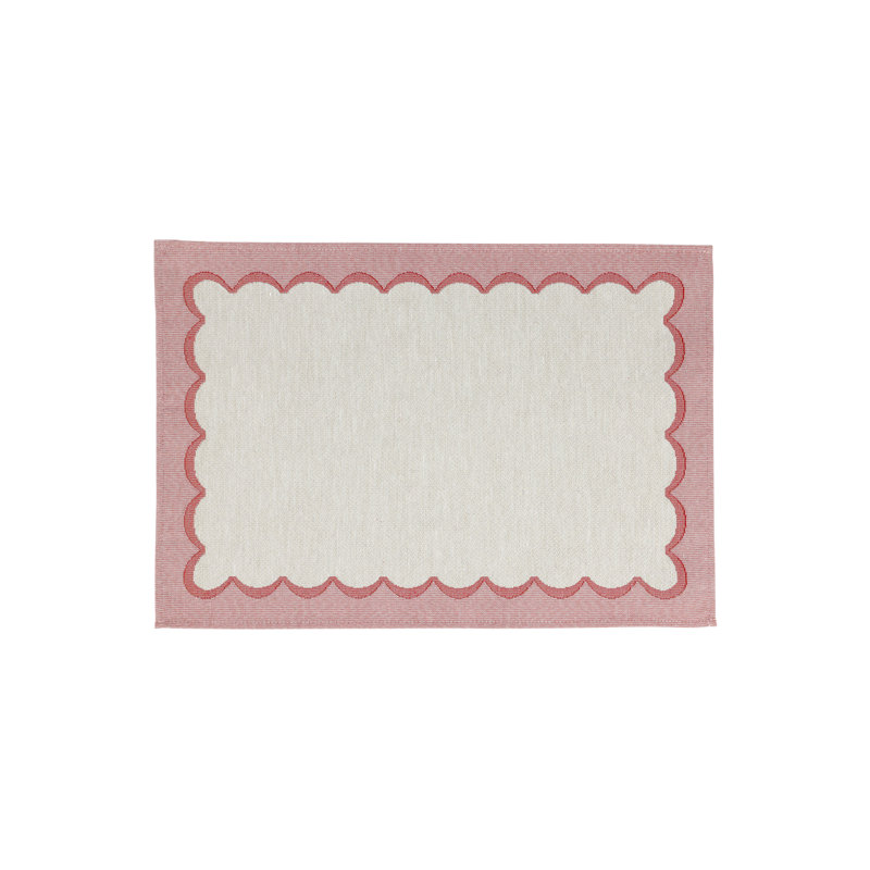 Tavola Pink Scalloped Placemats