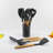 11-Piece Silicone Cooking Utensil Set With Wooden Handles - Heat-Resistant Non-Stick Kitchen Tools-108424361