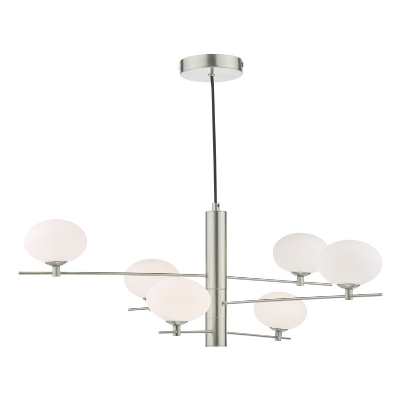 Hainesville 6 - Light Satin Nickel Pendant