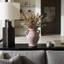 Vase rustique rond en terre cuite avec poignées pour décoration de table de salon - Grand vase moderne pour la maison, la chambre à coucher ou le bureau-703533018