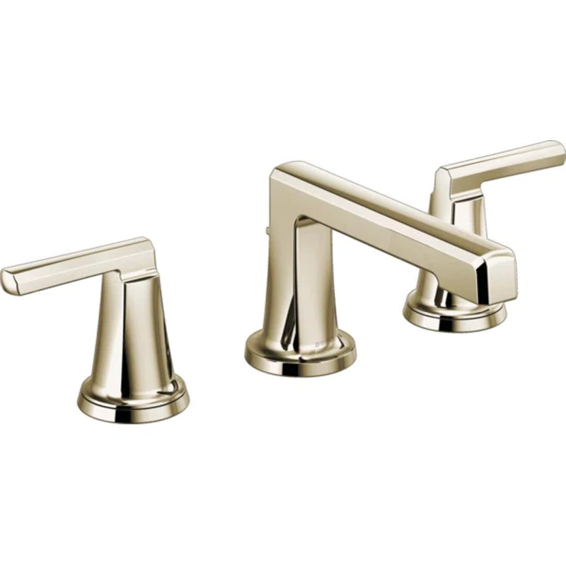 Levoir® Widespread Lavatory Faucet with Standard Spout, Luxe Gold, Lever, High