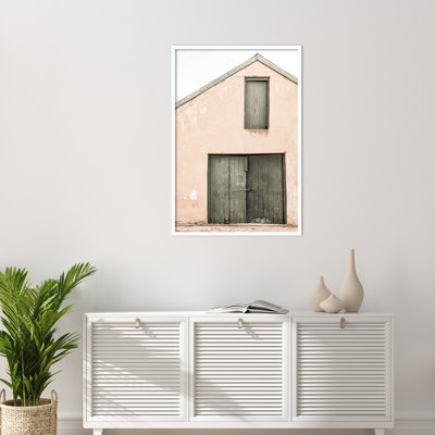 Impression sur toile encadrée Pineland Karoo Farm House par Shot par Clint Wood