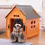 Niche pour chien en bois-1374085659