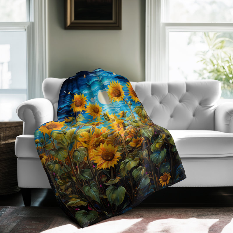 Couverture Vincent's Feline Sunflowers, Lit simple