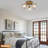 Modern 13.4" 3-Light Globe Flush Mount Ceiling Light