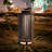 Outdoor Solar Lights Patio Decorative Lanterns Aluminum Lantern with Braided Rope-102344183-102344182