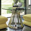 Ariana Riviera Stainless Dining Table with Glass Top-23696888