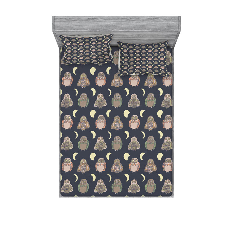 Microfiber Sheet Set, Queen Sheet Set with Fitted Sheet