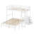 Twin over Full 3 Drawer Standard Bunk Bed with Built-in-Desk by Cosmic