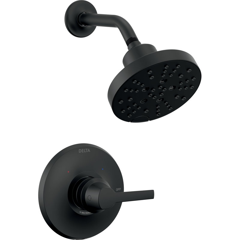 Galeon Shower Faucet, Matte Black