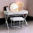White finish Alma Accent Mirror