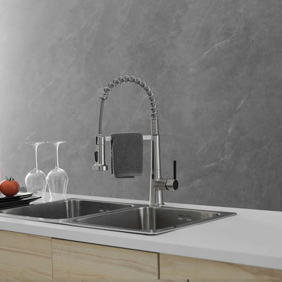 HOOSENG Pull Down Touchless Kitchen Faucet