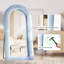 Miroir de plancher en bois manufacturé Jezell-134807596-142387186
