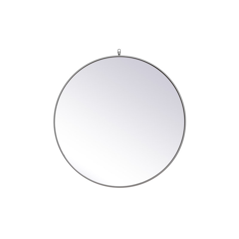 Miroir Cassie, 36 po x 36 po, Blanc