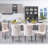 Dining Chairs, Upholstered High-end Tufted Dining Room Chair with Nailhead Back Ring-178148680-178148658-188948057