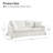 Wimberly 80.5" Farmhouse Upholstered Slipcovered Sofa-668414179