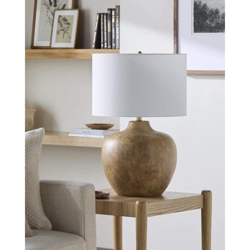 Lampe de table, Brun