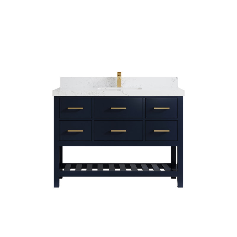 Parker 48'' Single Bathroom Vanity with Top, Empira