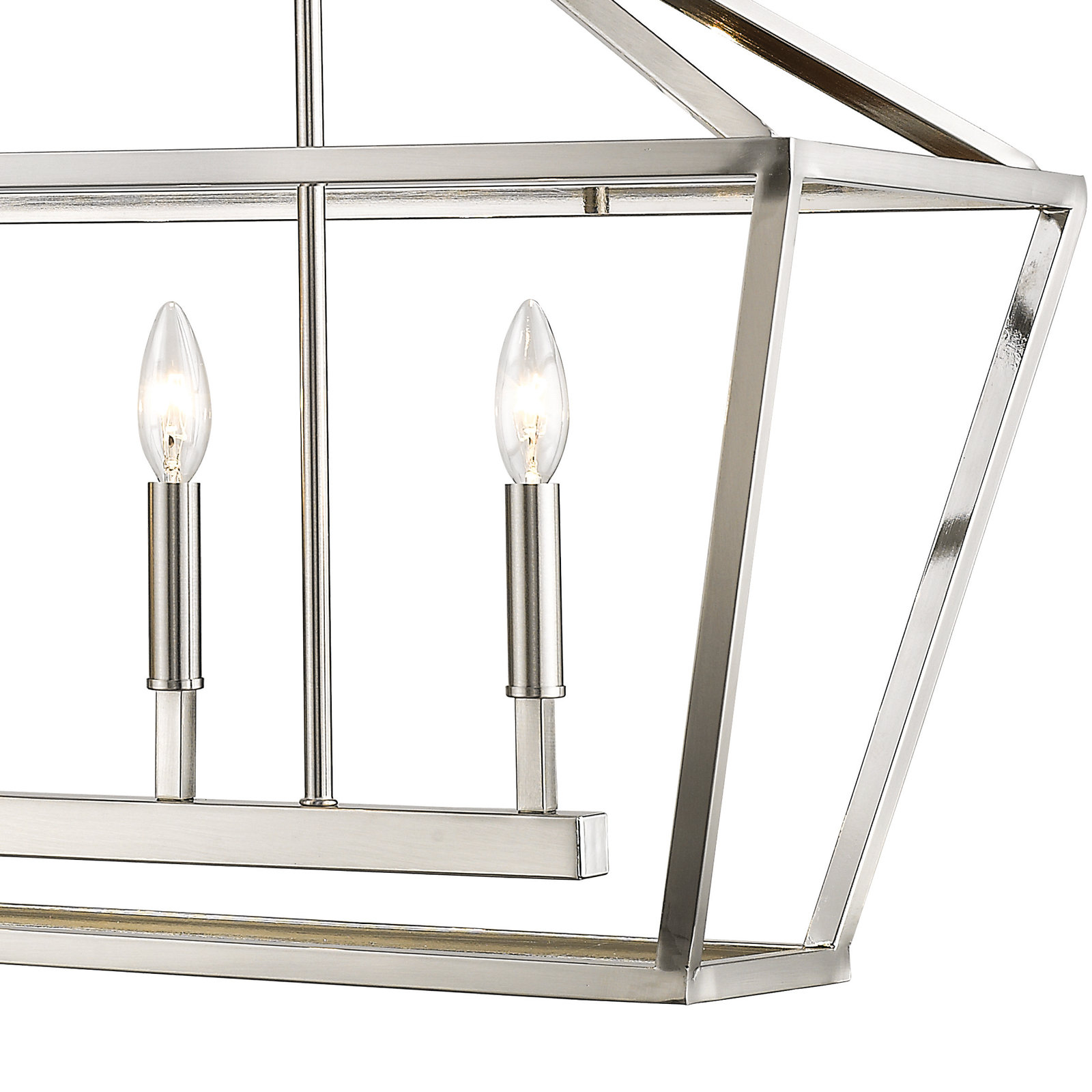 Glenhaven 5 Light Dimmable Pendant, Satin Nickel