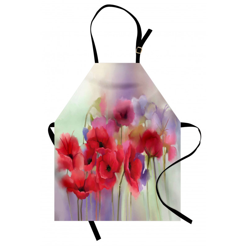 Tablier à fleurs dépilée