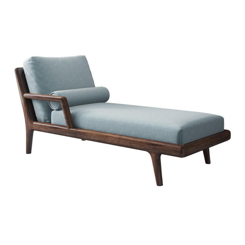 Chaise longue rembourrée Oniyah, Accoudoir à droite (vu de face)