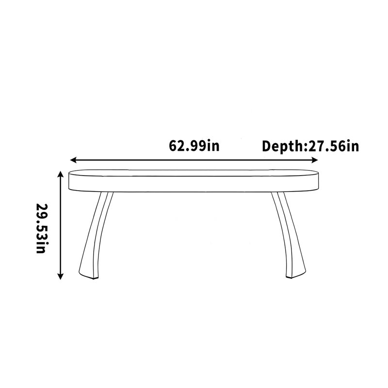 Tiroir de rangement pour bureau à domicile, H 29,53 po x l 62,99 po x P 27,56 po