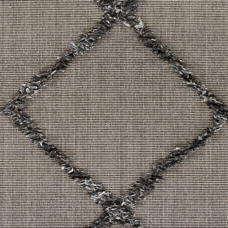 Palo Alto Cotton Geometric Area Rug, Rectangle 2' x 3'