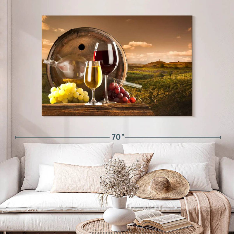 Yarlin Temecula Wine Vineyard, 34" H x 51" W