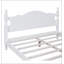 Cadre de lit plateforme en bois de style rétro avec sommier à lattes en bois durable et design classique pour un sommeil confortable-1051318313-1051318314