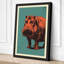 Hippopotamus Presence Rustic - Wrapped Canvas-1215454387-1215454388
