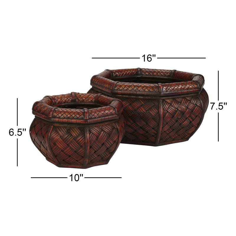 Codera Wood Pot Planter