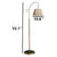 Lampe sur pied arquée 63,78 po Anavae