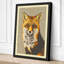 Fox Portrait Modern - Wrapped Canvas-673682887-673682909