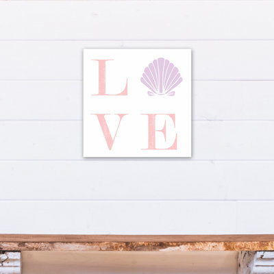 Art sur toile shell love Halie