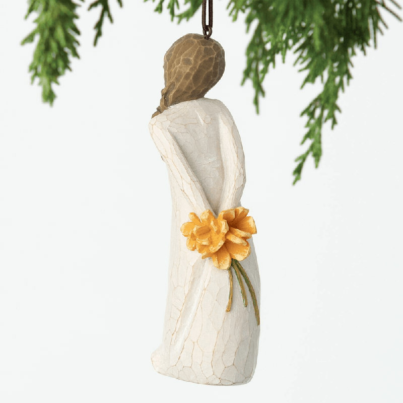 10.5cm Porcelain Hanging Figurine Ornament